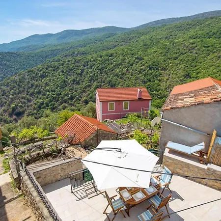Nyaraló House Bajota Cres Island Croatia - Sea View & Terrace